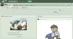 Desktop Screenshot of delun.deviantart.com