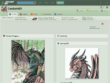 Tablet Screenshot of caedus6685.deviantart.com