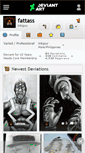 Mobile Screenshot of fattass.deviantart.com