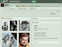 Tablet Screenshot of fattass.deviantart.com