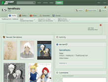 Tablet Screenshot of kawaiisuzu.deviantart.com