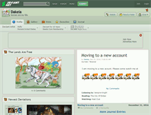 Tablet Screenshot of dakela.deviantart.com