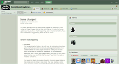 Desktop Screenshot of comicbookcreators.deviantart.com