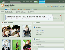 Tablet Screenshot of ancafe-photos.deviantart.com