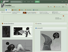 Tablet Screenshot of crankbot.deviantart.com