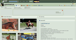 Desktop Screenshot of lostinwinterlust.deviantart.com