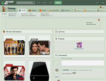 Tablet Screenshot of dakaap.deviantart.com