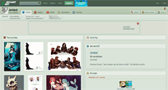 Desktop Screenshot of amled.deviantart.com