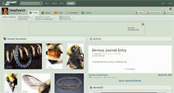 Desktop Screenshot of deepsearch.deviantart.com