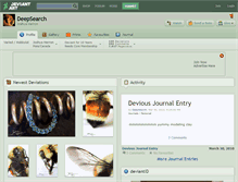 Tablet Screenshot of deepsearch.deviantart.com