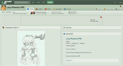 Desktop Screenshot of lucy-phoenix1990.deviantart.com