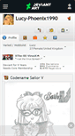 Mobile Screenshot of lucy-phoenix1990.deviantart.com