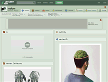 Tablet Screenshot of meizer.deviantart.com