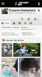 Mobile Screenshot of frozenin-themoment.deviantart.com