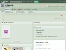 Tablet Screenshot of deitobi-club.deviantart.com