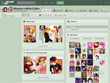 Tablet Screenshot of blossom-x-brick-club.deviantart.com