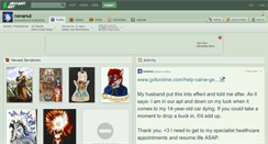 Desktop Screenshot of nonanut.deviantart.com