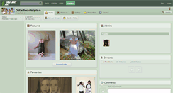 Desktop Screenshot of detached-people.deviantart.com