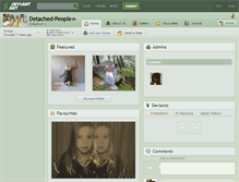 Tablet Screenshot of detached-people.deviantart.com