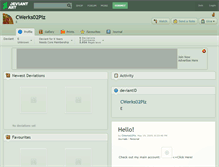 Tablet Screenshot of cwerks02plz.deviantart.com