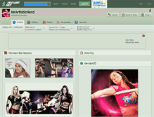 Tablet Screenshot of mrartisticnerd.deviantart.com