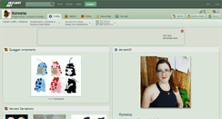 Desktop Screenshot of koreena.deviantart.com