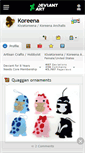 Mobile Screenshot of koreena.deviantart.com