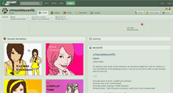 Desktop Screenshot of crimsonkitsune456.deviantart.com