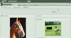 Desktop Screenshot of blazingstallion.deviantart.com