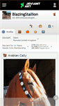 Mobile Screenshot of blazingstallion.deviantart.com