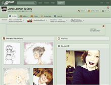 Tablet Screenshot of john-lennon-is-sexy.deviantart.com