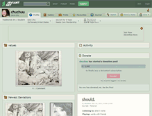 Tablet Screenshot of chuchuu.deviantart.com
