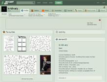 Tablet Screenshot of ic-ish-ary.deviantart.com