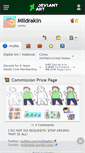 Mobile Screenshot of mildrakin.deviantart.com