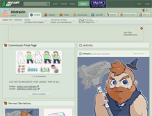 Tablet Screenshot of mildrakin.deviantart.com