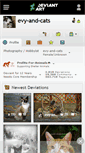Mobile Screenshot of evy-and-cats.deviantart.com