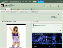 Tablet Screenshot of angeluzdkraten.deviantart.com