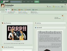Tablet Screenshot of firnheledien.deviantart.com