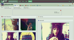 Desktop Screenshot of californialuv84.deviantart.com