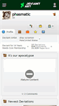 Mobile Screenshot of phasmatic.deviantart.com
