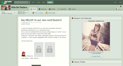 Desktop Screenshot of girls-on-tracks.deviantart.com