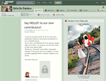Tablet Screenshot of girls-on-tracks.deviantart.com