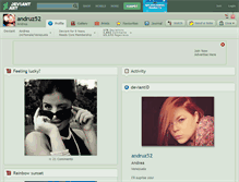 Tablet Screenshot of andruz52.deviantart.com