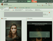 Tablet Screenshot of hel999.deviantart.com
