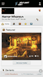 Mobile Screenshot of horror-whores.deviantart.com