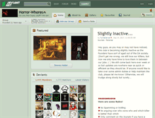 Tablet Screenshot of horror-whores.deviantart.com