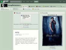 Tablet Screenshot of grouprenesmee.deviantart.com