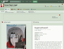 Tablet Screenshot of konan-paper-angel.deviantart.com