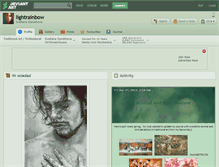 Tablet Screenshot of lightrainbow.deviantart.com