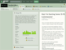 Tablet Screenshot of forallartists.deviantart.com